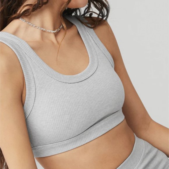 ALO Yoga Other - Aloe Yoga Wellness Bra - Athletic Heather Grey (NWT)